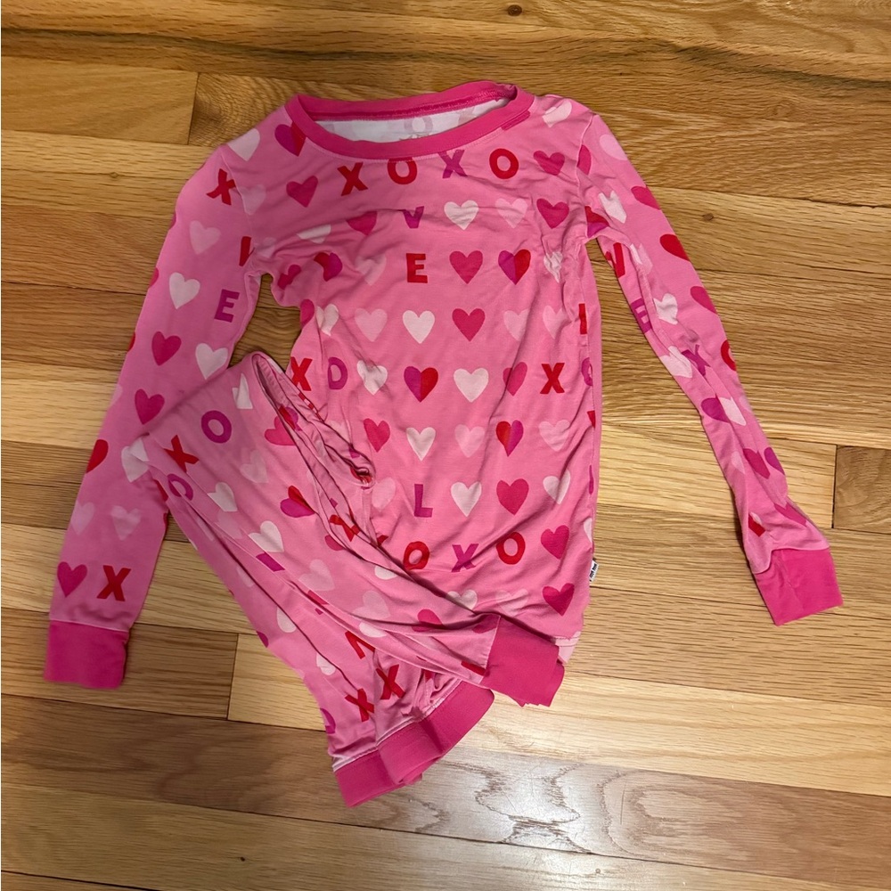 Little Sleepies Pink Heart Pajamas
